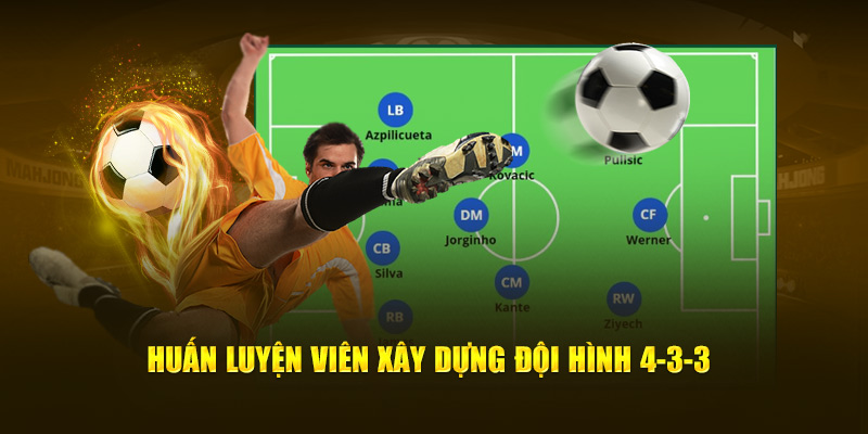 Huấn luyện viên xây dựng đội hình 4-3-3