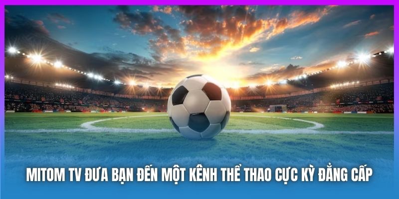 Mitom TV đưa bạn đến một kênh thể thao cực kỳ đẳng cấp