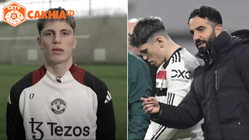 Garnacho gây thất vọng trong mùa giải hiện tại của MU (Ảnh: SportBible). Garnacho gây thất vọng trong mùa giải hiện tại của MU (Ảnh: SportBible).